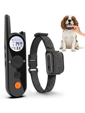 Adjustable Wireless Dog Fence for Small Dogs - 3500ft Waterproof Training Collar